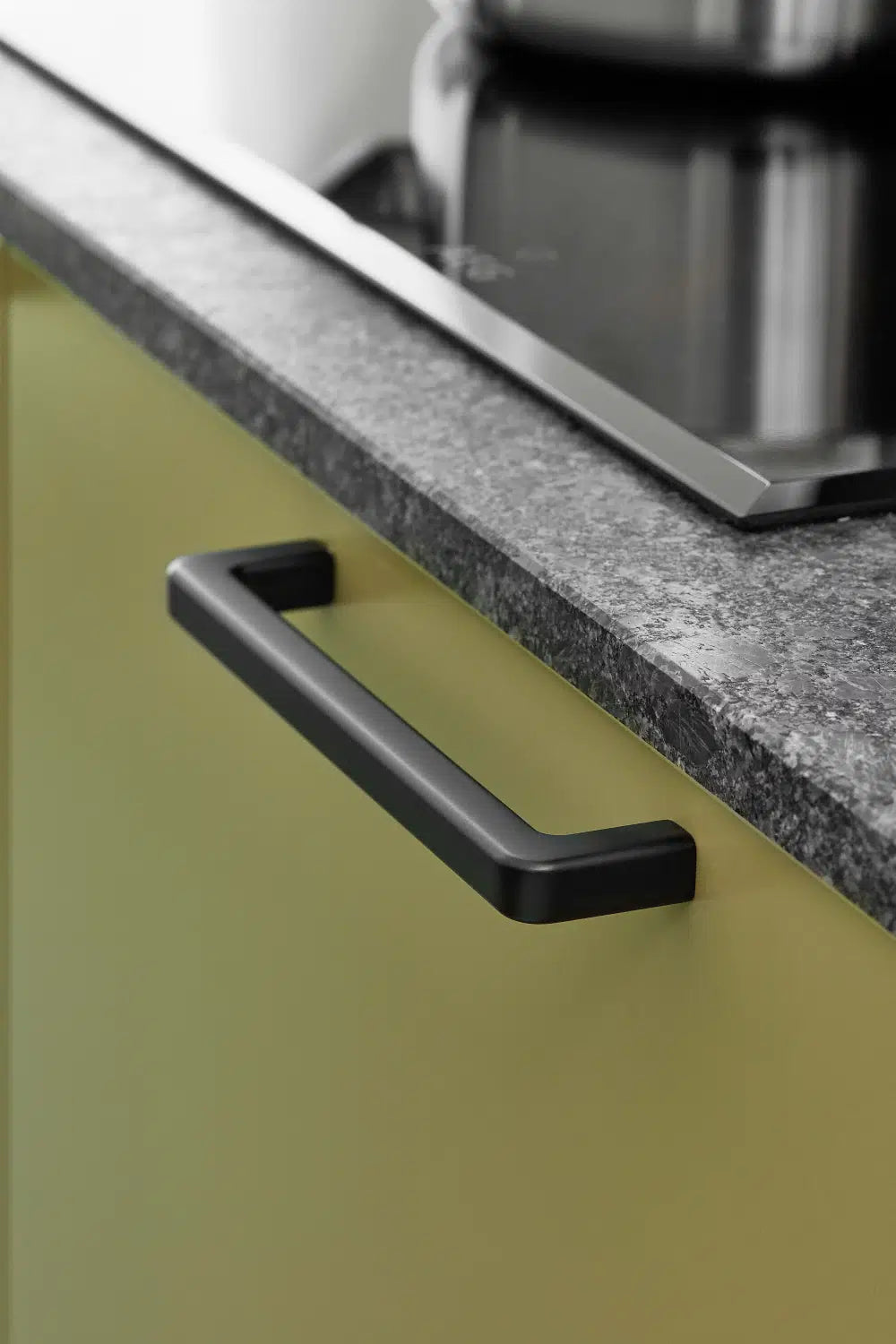 Matte Black "Mango" Drawer Pulls - Forge Hardware Studio