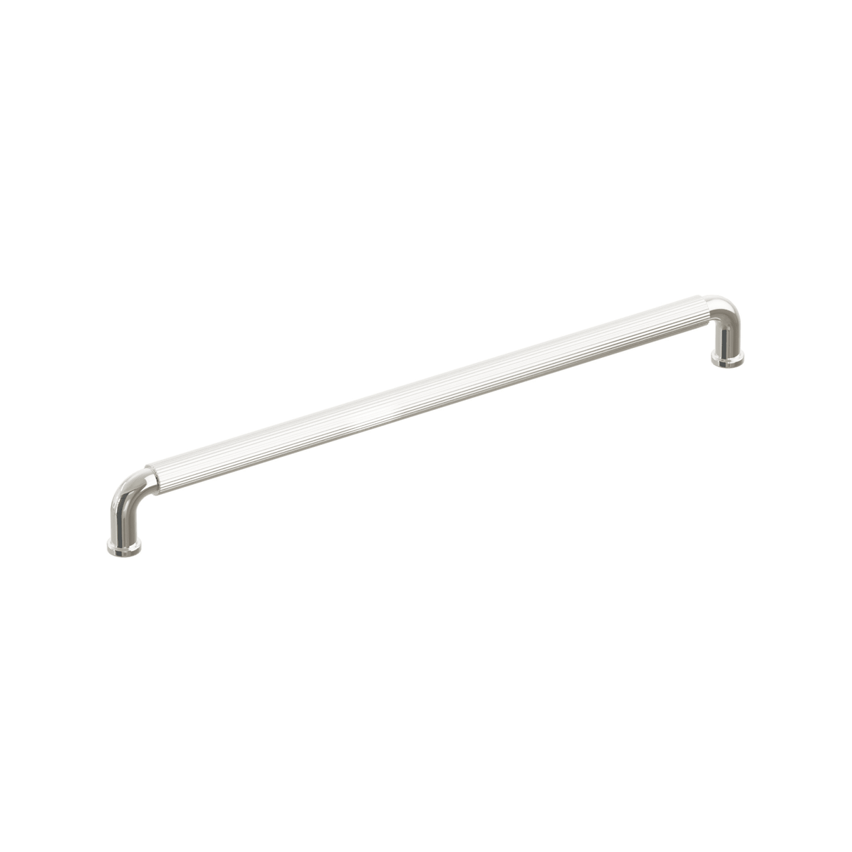 Polished Nickel "ES Fluted" Round Knobs and Drawer Pulls - Forge Hardware Studio
