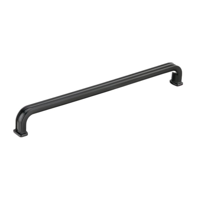 Matte Black "Belfour" Cabinet Knobs and Drawer Pulls - Forge Hardware Studio