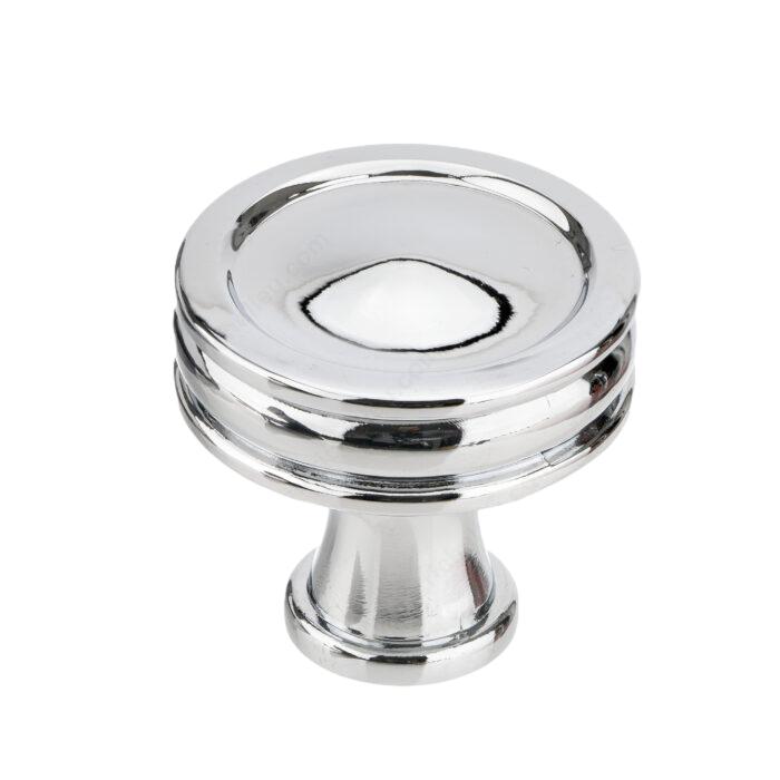 Polished Chrome "Belfour" Cabinet Knobs and Drawer Pulls - Forge Hardware Studio
