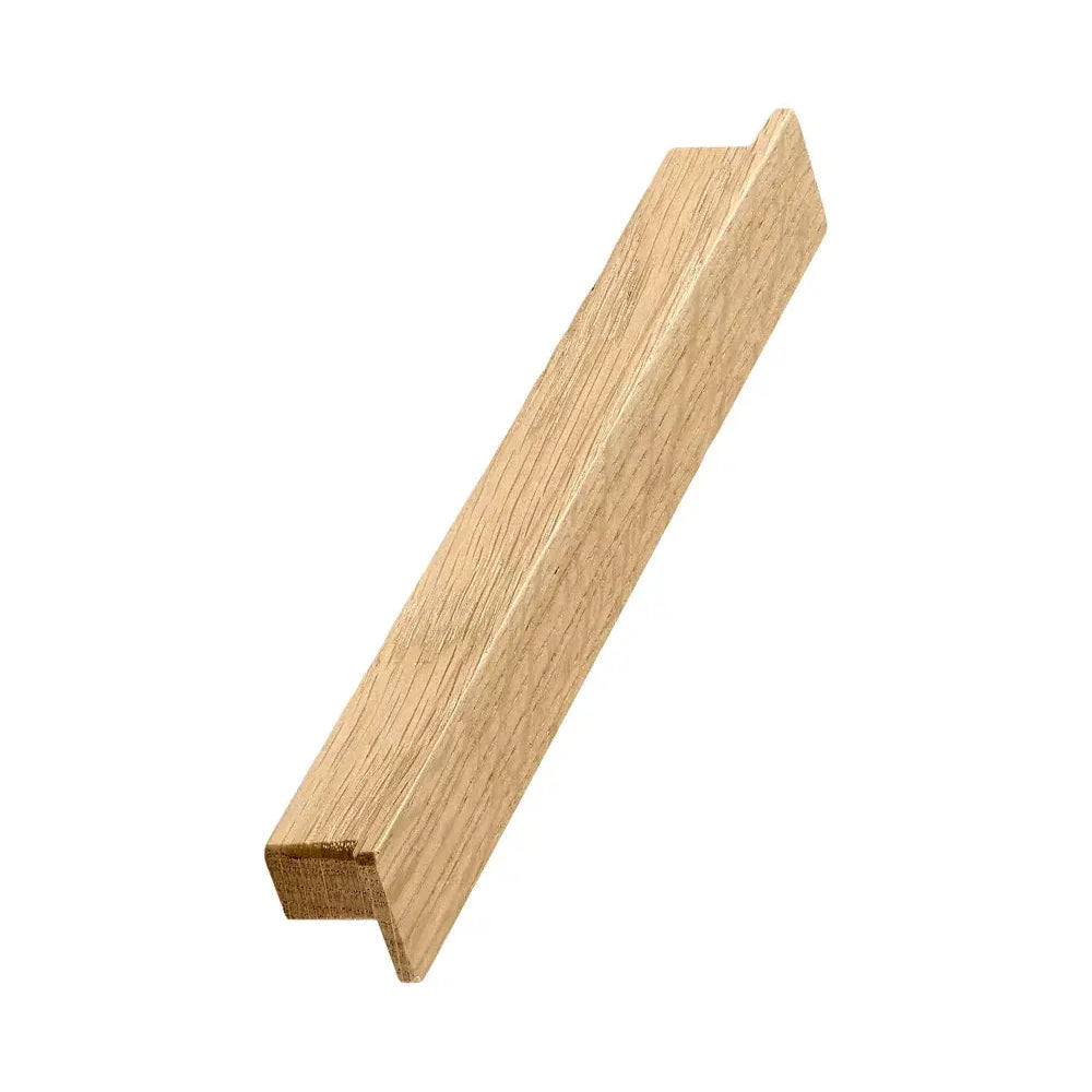 Lacquered Oak Wood "Shelter" Drawer Pulls - Forge Hardware Studio