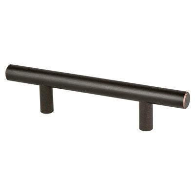 Round Oil-Rubbed Bronze "Dash" T-Knob and T-Bar Drawer Pulls - Forge Hardware Studio