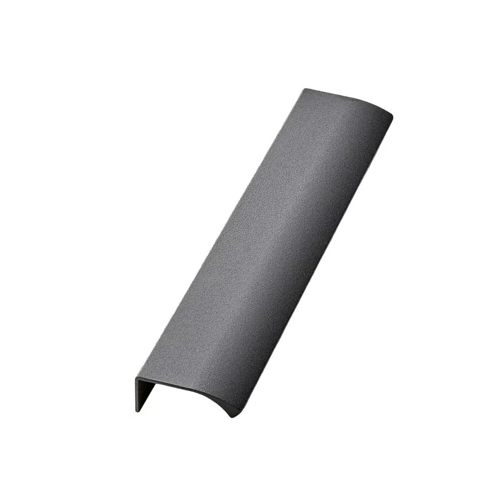 Anthracite Textured "Edge Straight" Tab Drawer Pulls - Forge Hardware Studio