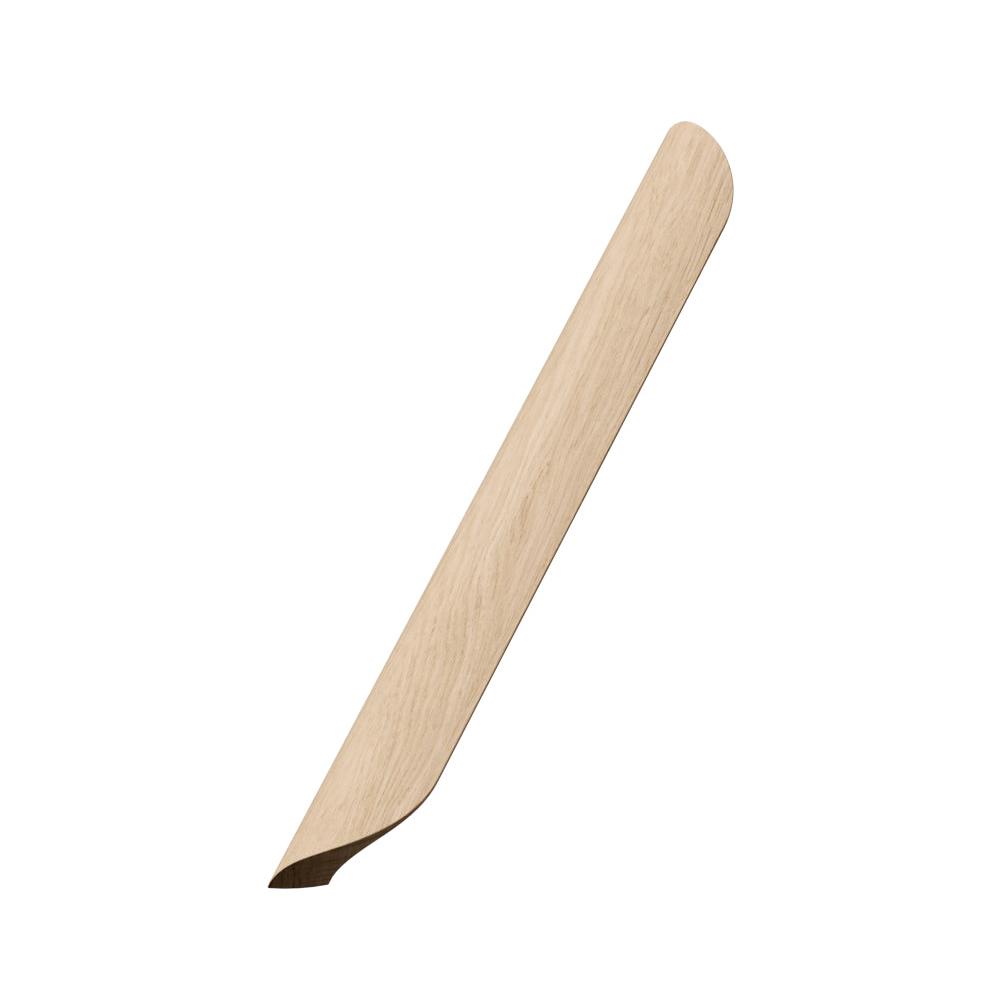 Unlacquered Oak Wood "Archive" Tab Drawer Pulls - Forge Hardware Studio