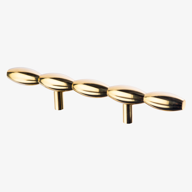 Lew's Hardware Polished Brass Barrel Series - Forge Hardware Studio