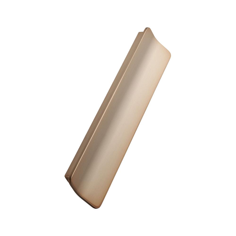 Brushed Bronze "Leaf" Tab Drawer Pulls - Forge Hardware Studio