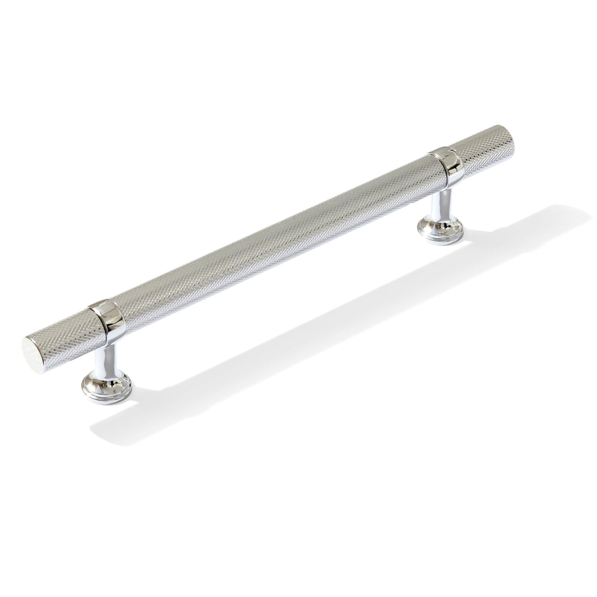 Knurled T-Bar "Contemporary" Polished Chrome Knobs and Pulls - Forge Hardware Studio