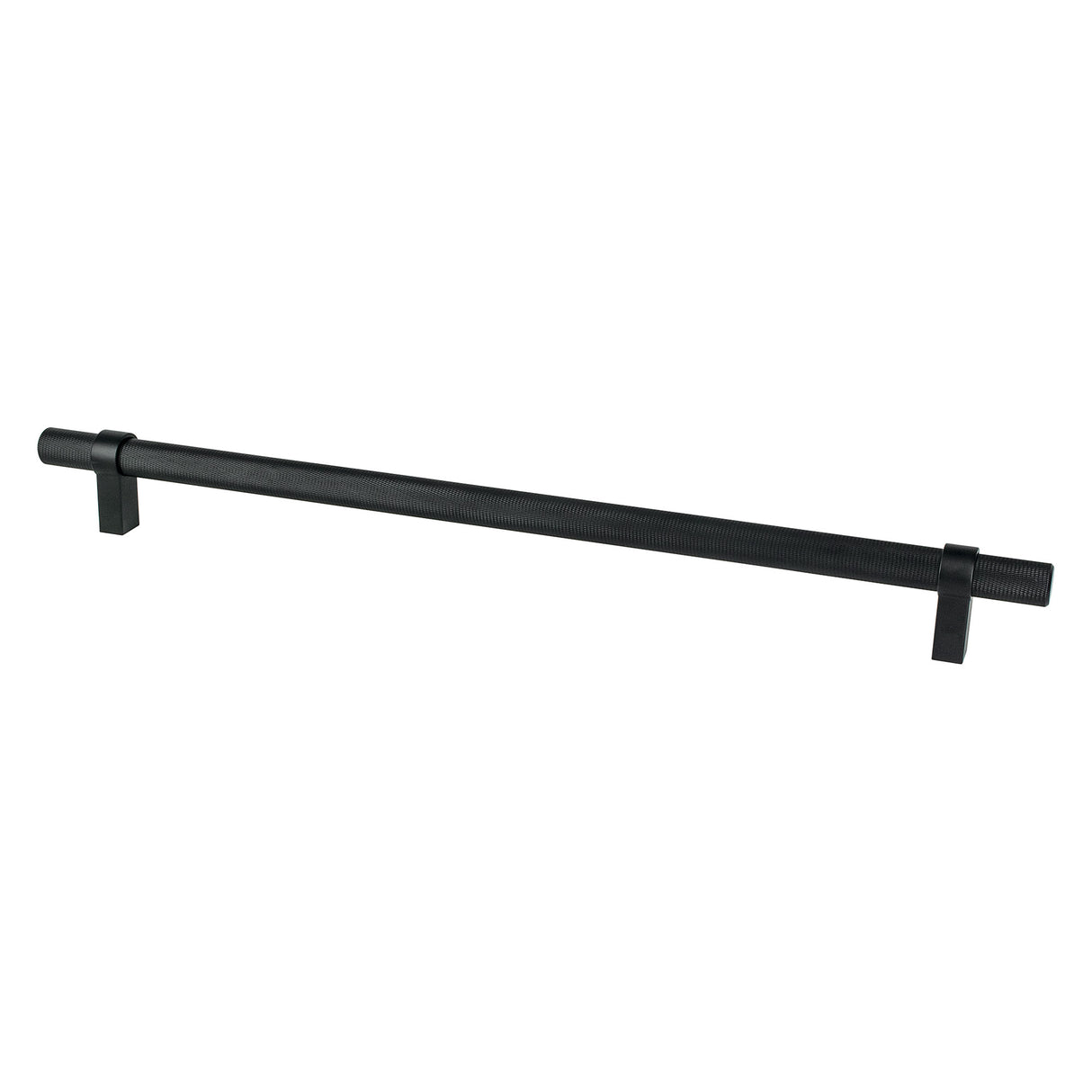Knurled "Prelude" Matte Black Cabinet Knobs and Drawer Pulls - Forge Hardware Studio