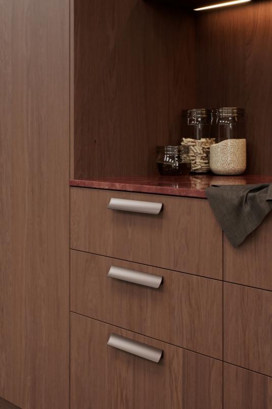 Dark Bronze "Ciel" Tab Drawer Pulls - Forge Hardware Studio
