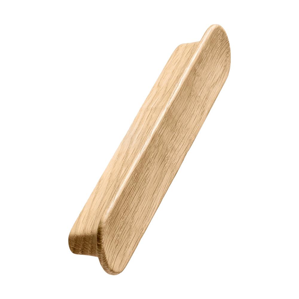 Lacquered Oak Wood "Tuba" Cabinet Knob and Drawer Pulls - Forge Hardware Studio