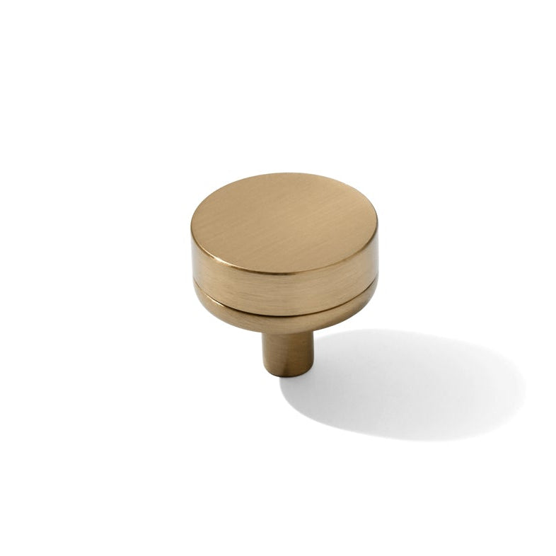 Smooth Champagne Bronze "Transitional" Cabinet Knobs and Drawer Pulls - Forge Hardware Studio