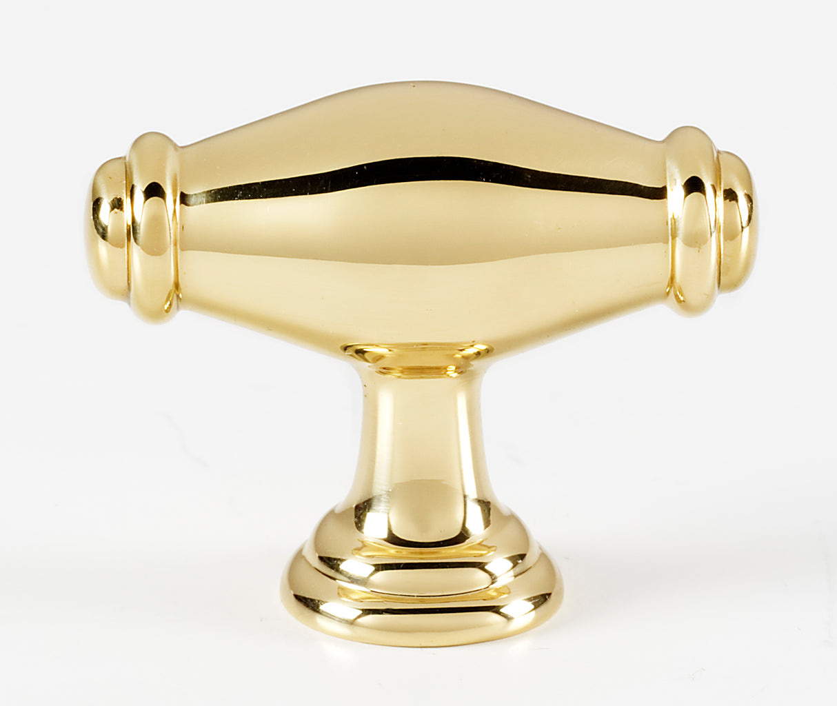 Transitional Polished Brass "Perry" Cabinet Knobs and Drawer Pulls