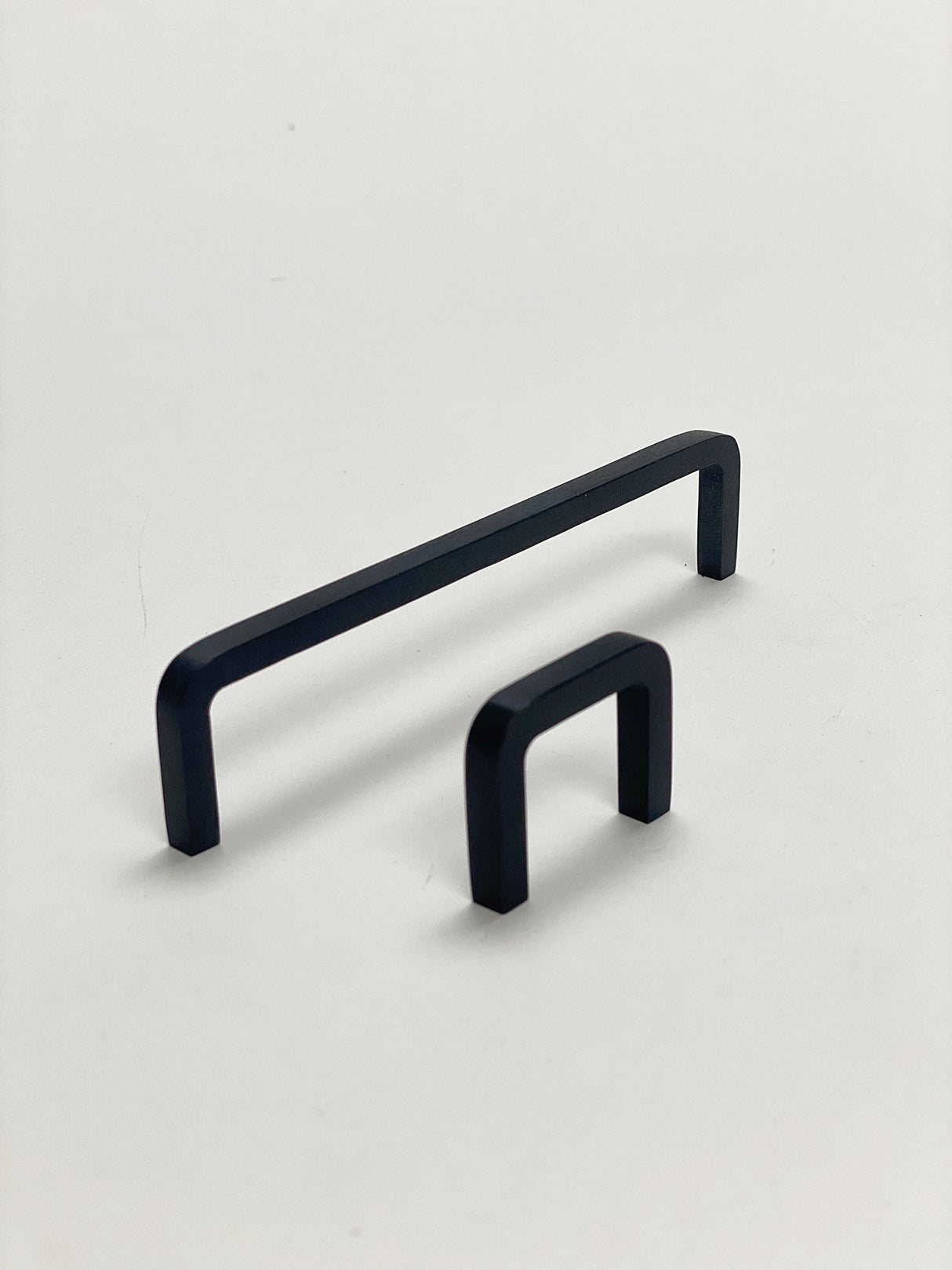 Matte Black "Lumia" Cabinet Knobs and Drawer Pulls - Forge Hardware Studio