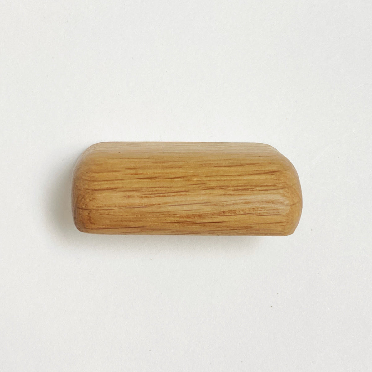 Lacquered Oak "Glove" Wood Drawer Handles - Forge Hardware Studio