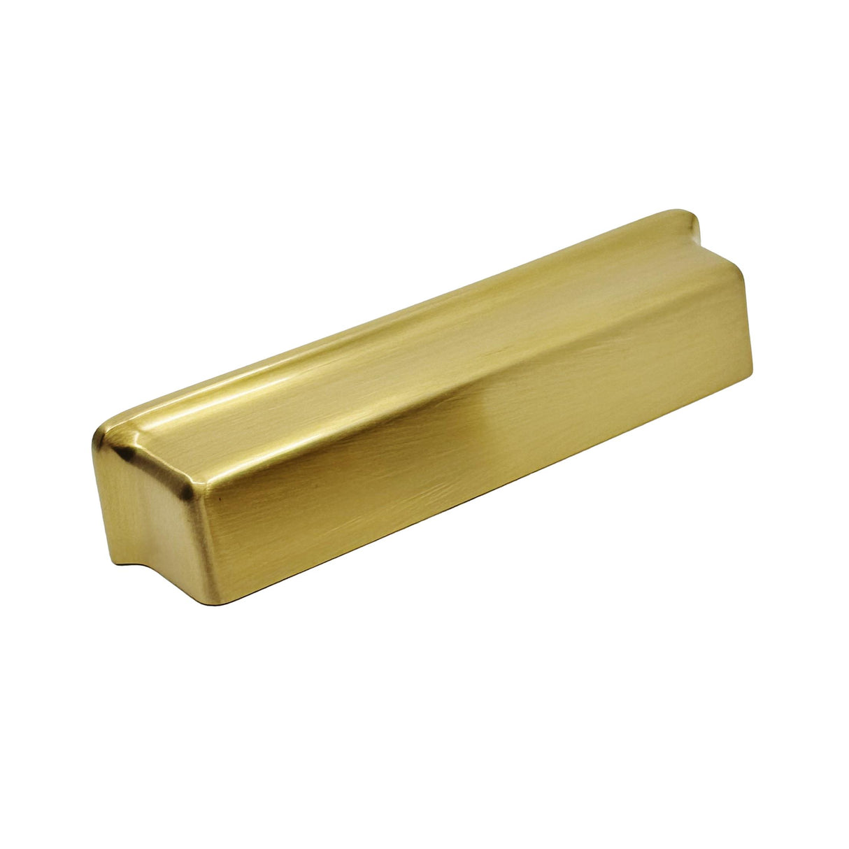 Satin Brass "Kensington" Mission Style Cabinet Hardware - Forge Hardware Studio