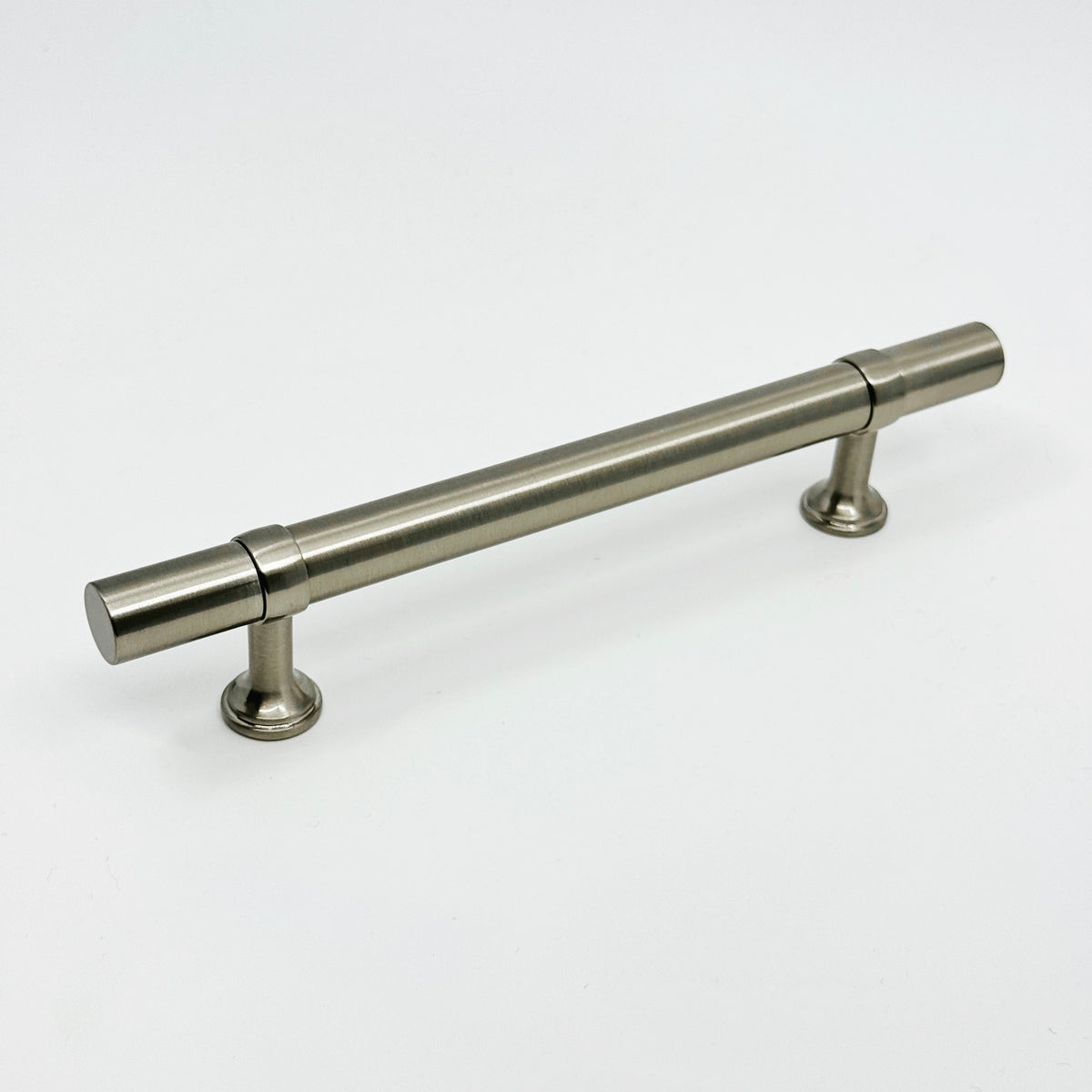 Smooth T-Bar "Contemporary" Satin Nickel Knobs and Pulls - Forge Hardware Studio