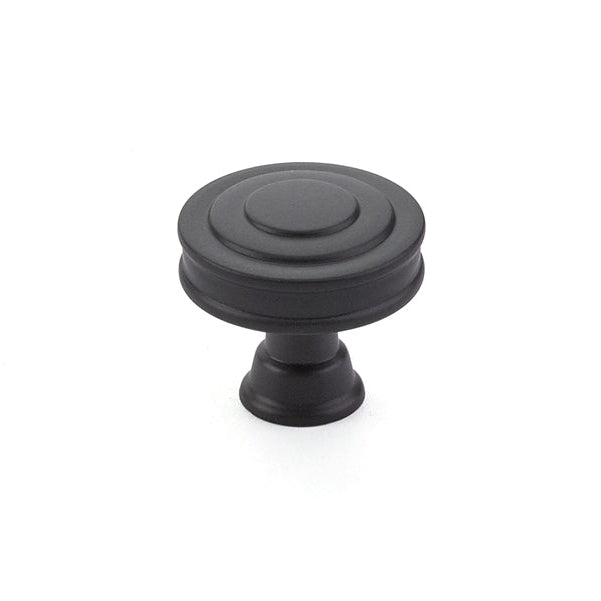 Matte Black "Elite Geometric" Cabinet Knobs and Drawer Pulls - Forge Hardware Studio