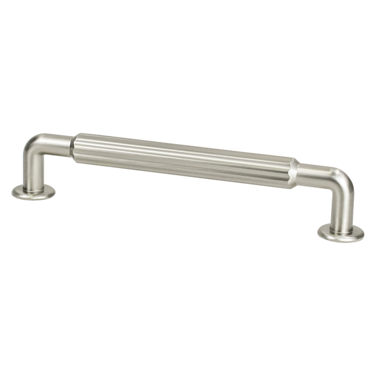Brushed Nickel "Canopy" Cabinet Knob and Drawer Pulls - Forge Hardware Studio