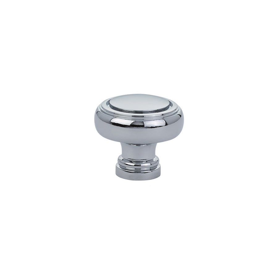 Polished Chrome "Heritage No.2" Cabinet Knobs and Wire Pulls - Forge Hardware Studio