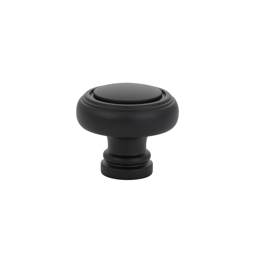 Matte Black "Heritage No.2" Cabinet Knobs and Wire Pulls - Forge Hardware Studio