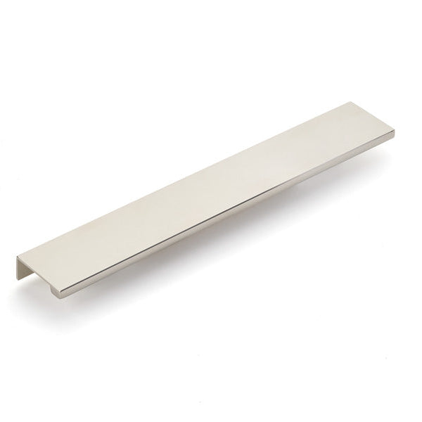 Polished Nickel "Dina" Tab Finger Drawer Pulls - Forge Hardware Studio