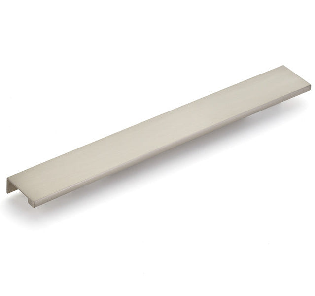 Satin Nickel "Dina" Tab Finger Drawer Pulls - Forge Hardware Studio