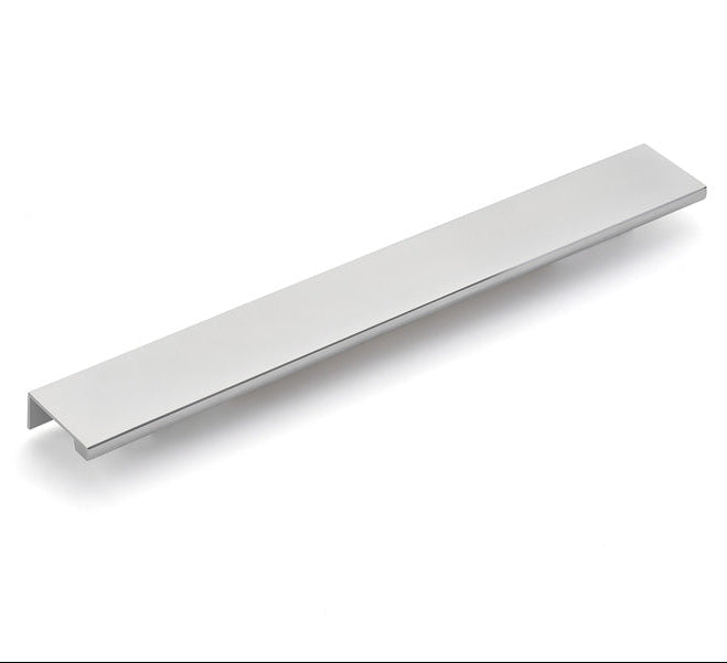 Polished Chrome "Dina" Tab Finger Drawer Pulls - Forge Hardware Studio