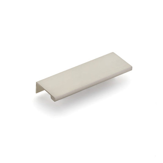 Satin Nickel "Dina" Tab Finger Drawer Pulls - Forge Hardware Studio