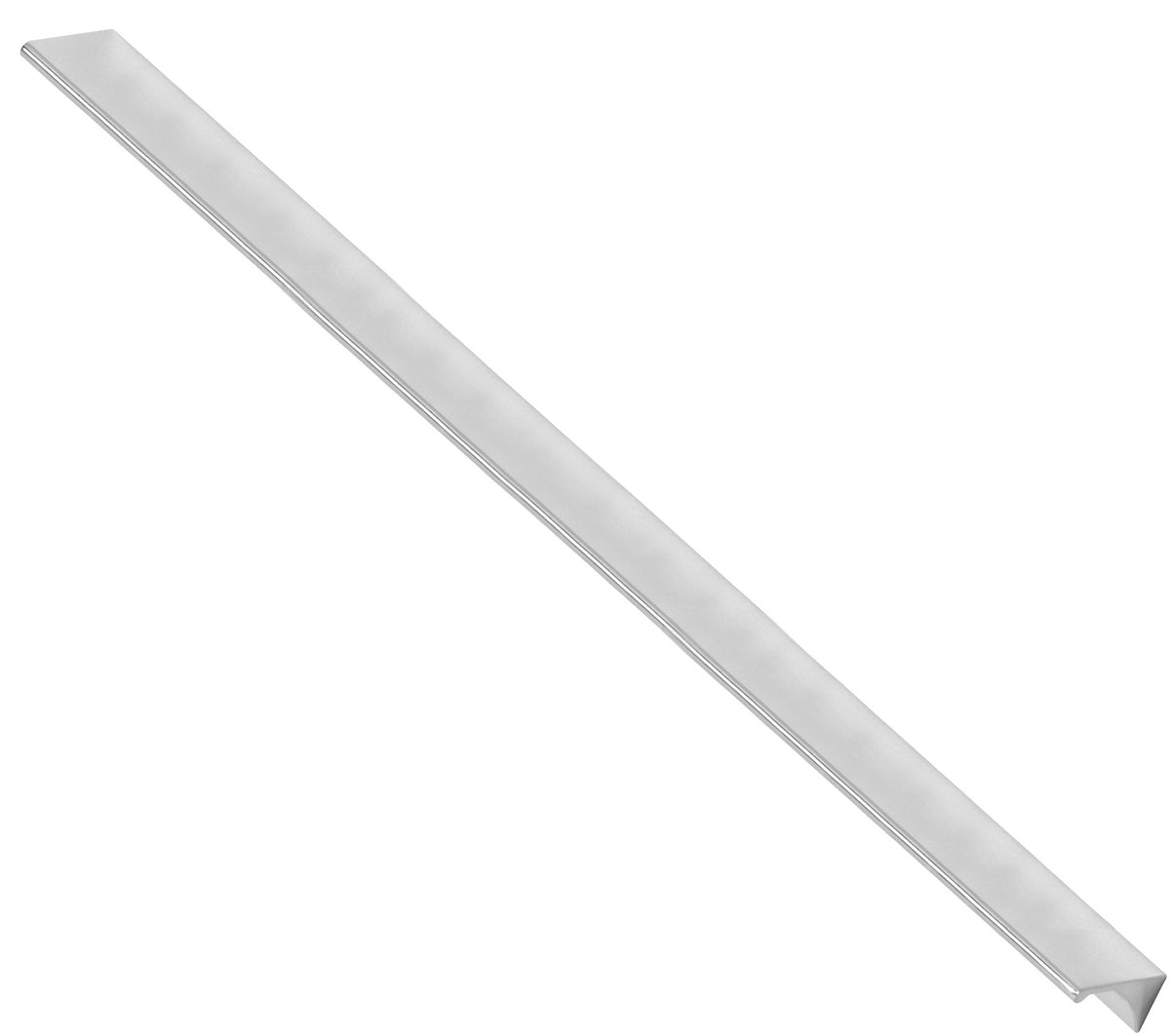 Polished Chrome "Graham" Tab Drawer Pull - Forge Hardware Studio