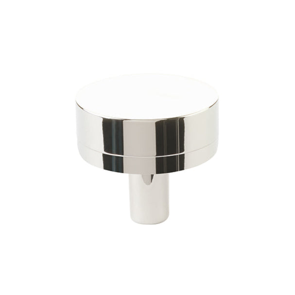 Smooth T-Bar Polished Nickel Cabinet Knobs and Drawer Pulls - Forge Hardware Studio