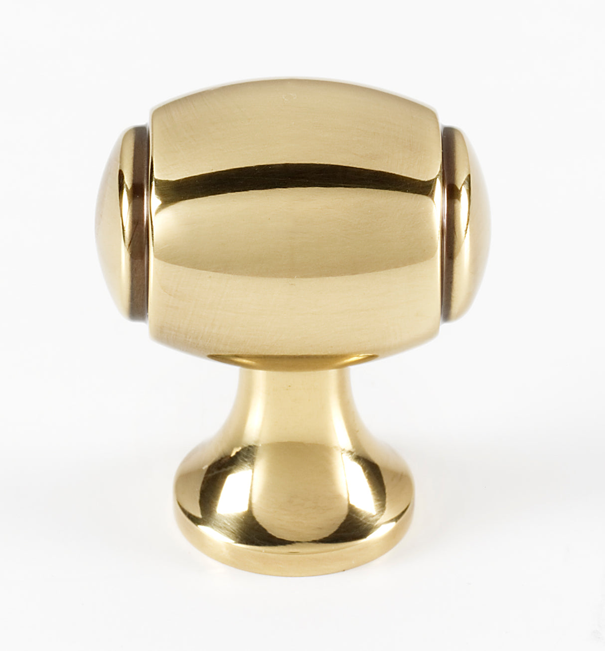 Aged Polished Brass "Solace" Cabinet Knobs and Drawer Pulls - Forge Hardware Studio