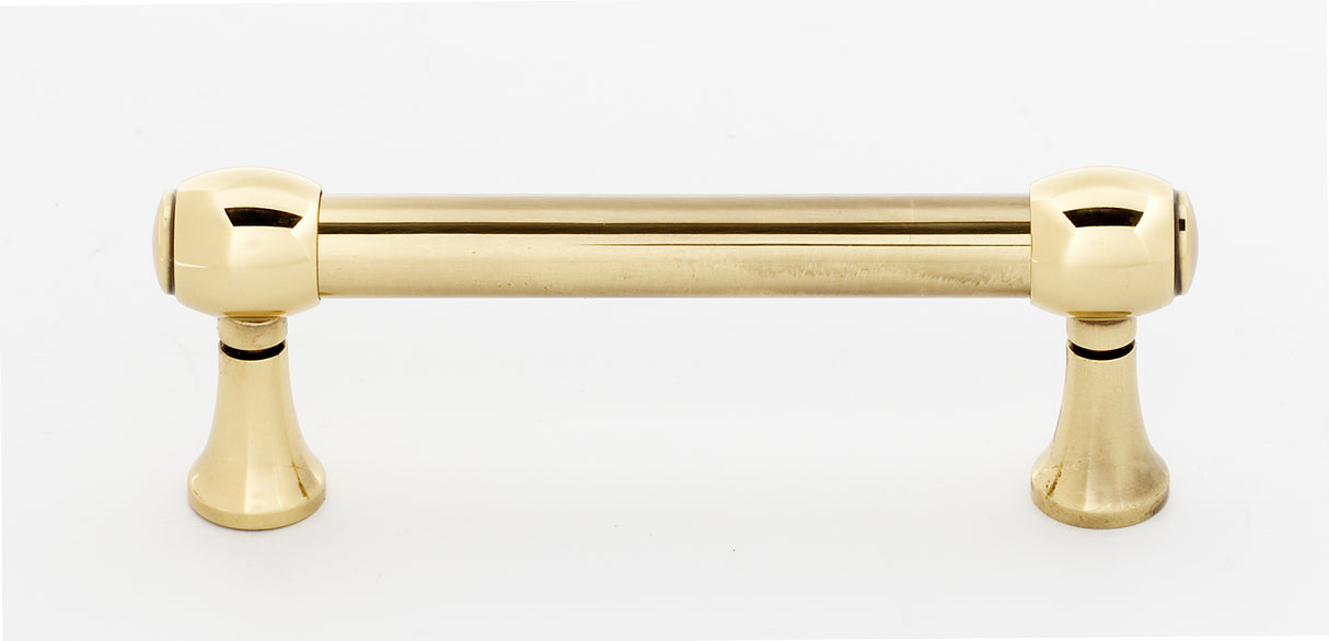Aged Polished Brass "Solace" Cabinet Knobs and Drawer Pulls - Forge Hardware Studio