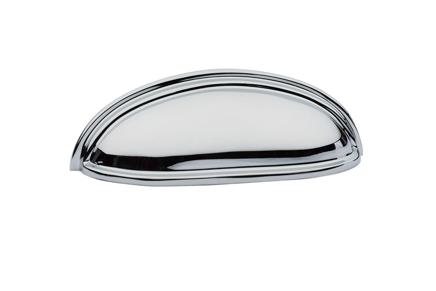 Polished Chrome "Heritage" Cabinet Knobs and Cup Pulls - Forge Hardware Studio