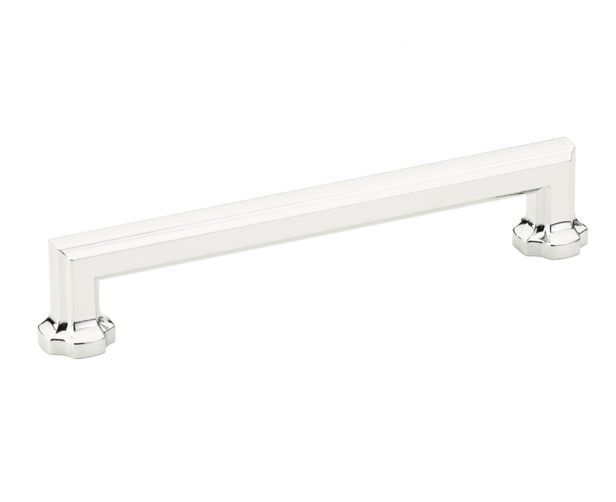 Polished Chrome "Regal" Cabinet Knobs and Drawer Pulls - Forge Hardware Studio
