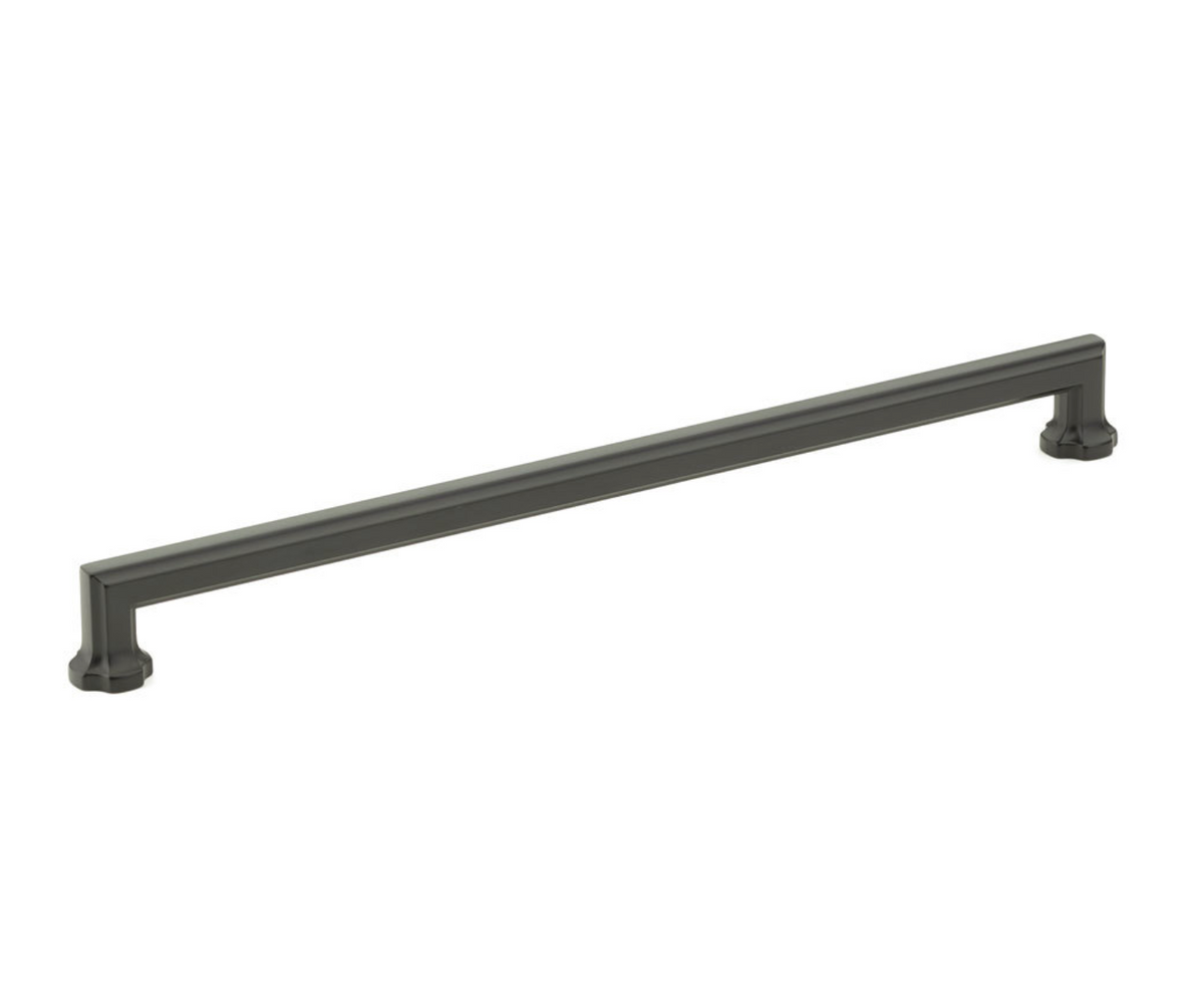 Matte Black "Regal" Cabinet Knobs and Drawer Pulls - Forge Hardware Studio