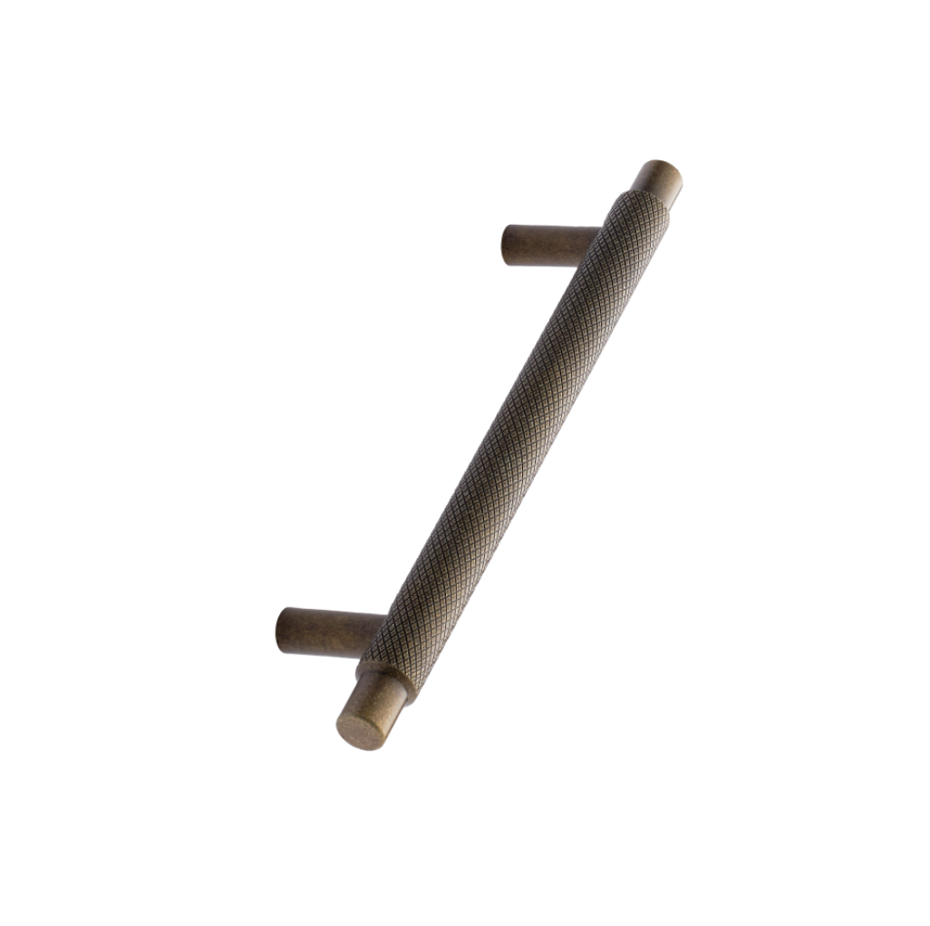 Antique Bronze "Manor" Knurled Cabinet Knobs and Drawer Pulls - Forge Hardware Studio