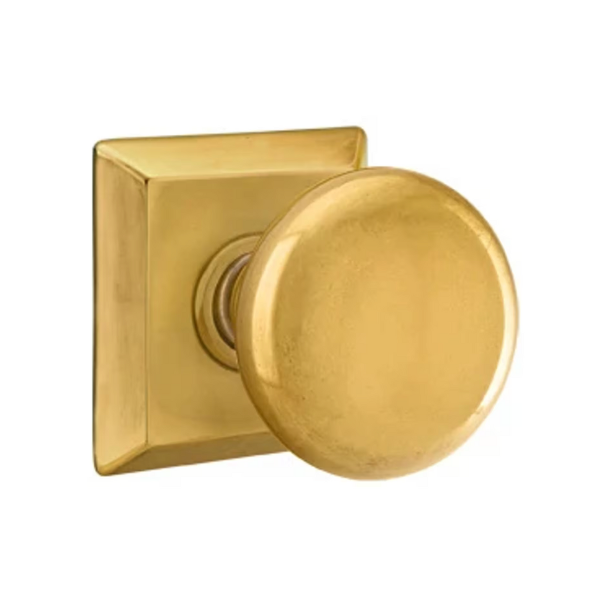 Transitional French Brass "Heritage" Round Door Knob - Forge Hardware Studio