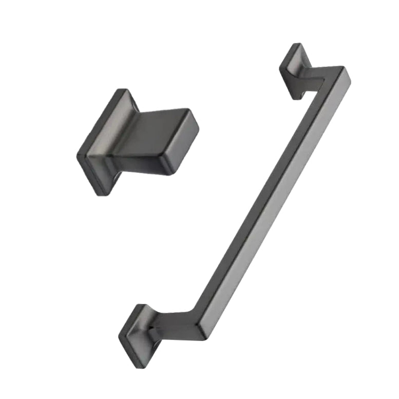 Gun Metal "Heirloom" Knob and Drawer Pulls - Forge Hardware Studio
