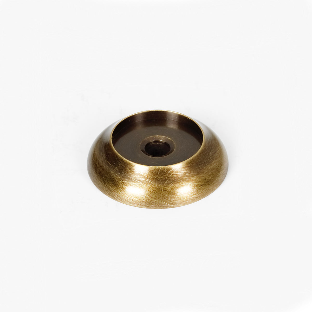 Transitional Old Brass "Solace" Cabinet Knobs and Drawer Pulls