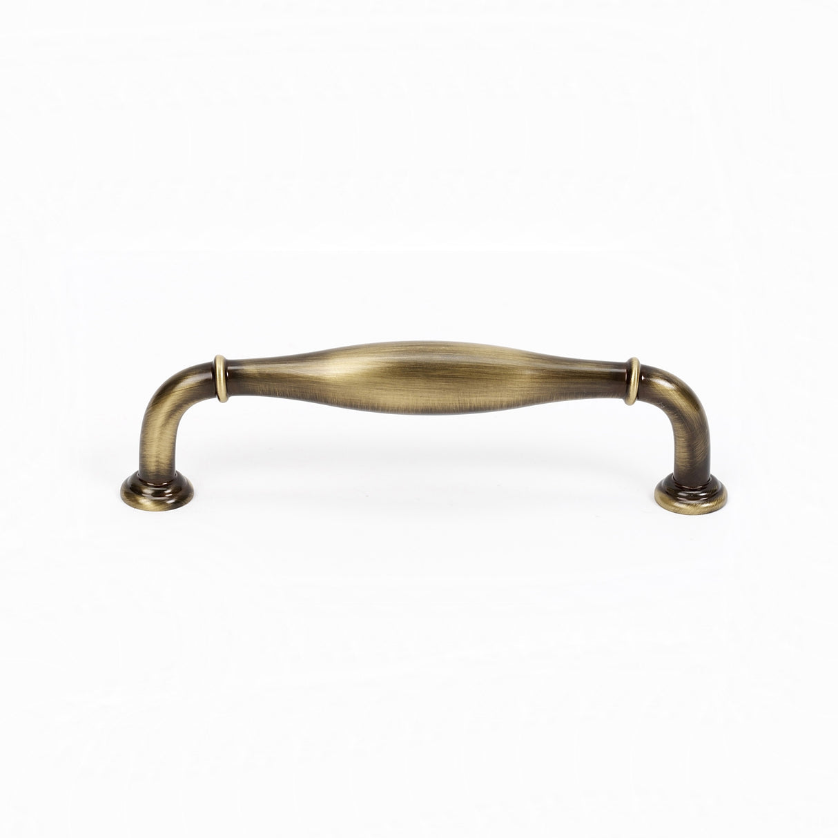 Transitional Old Brass "Perry" Cabinet Knobs and Drawer Pulls