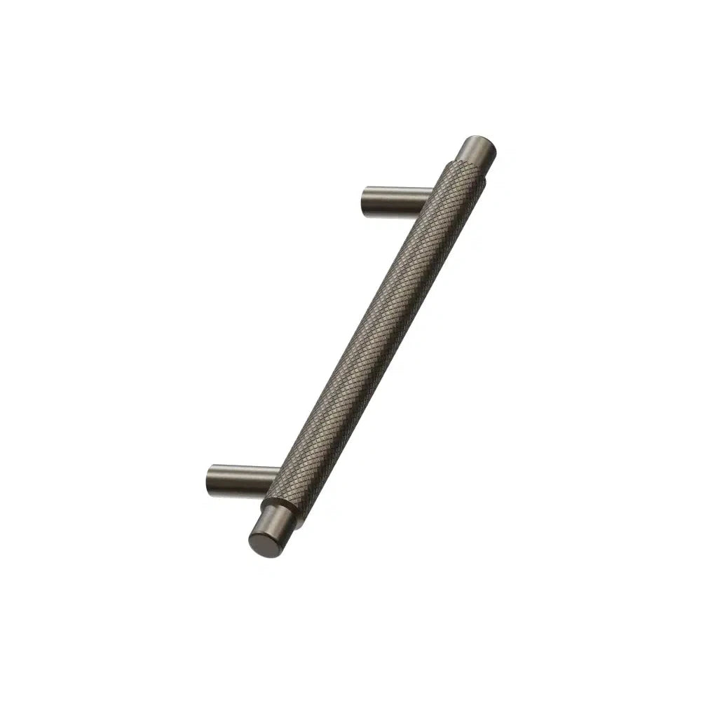 Matte Bronze "Manor" Knurled Cabinet Knobs and Drawer Pulls - Forge Hardware Studio