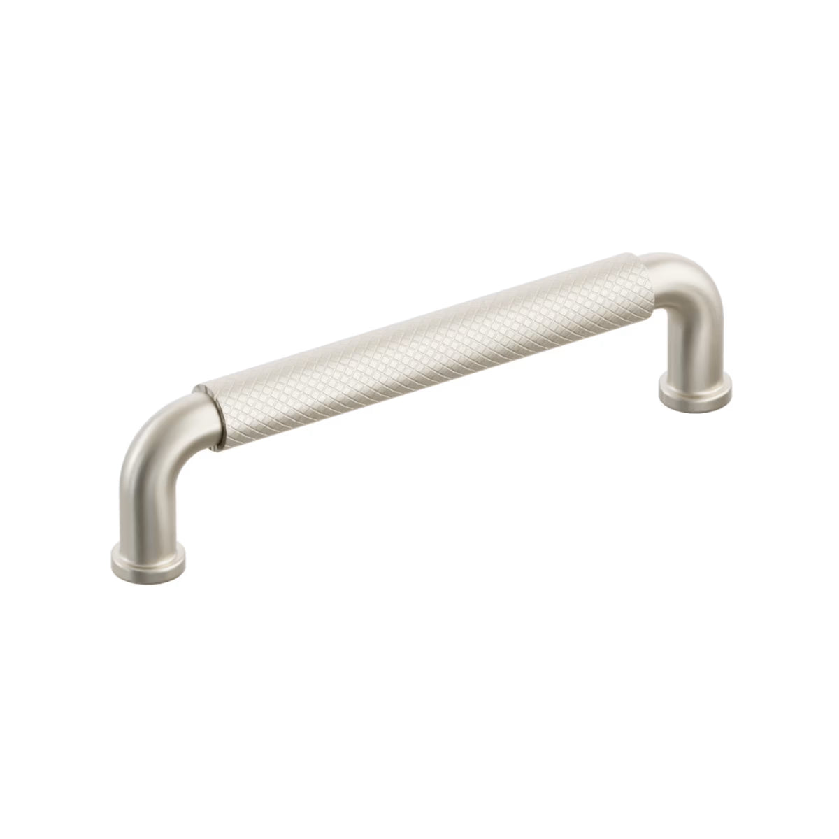 Satin Nickel "ES Knurled" Round Knobs and Drawer Pulls