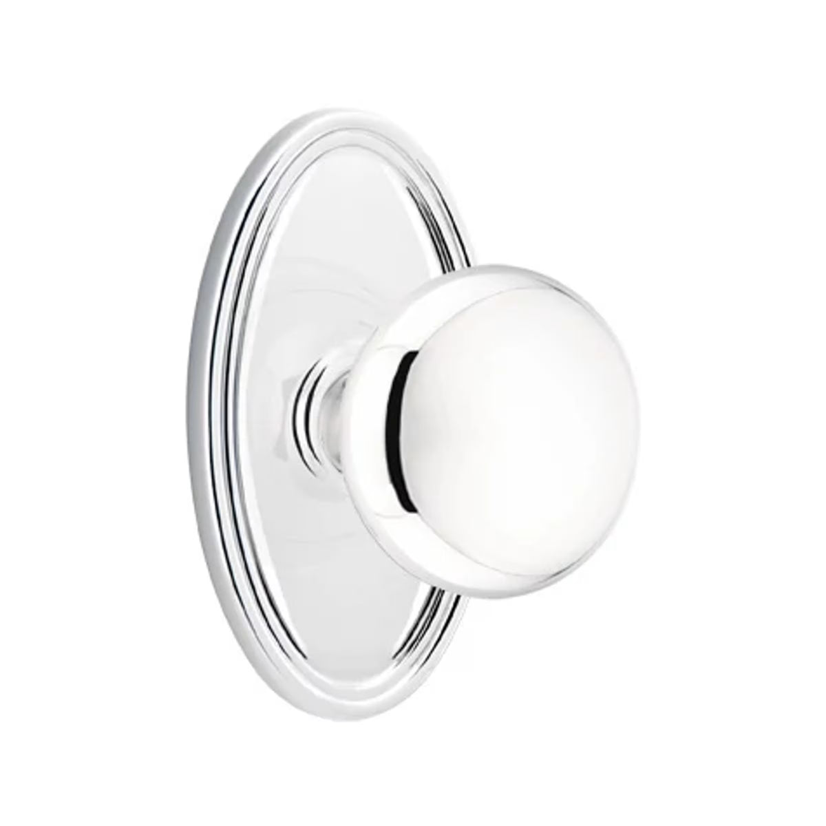 Transitional Polished Chrome "Heritage" Round Door Knob