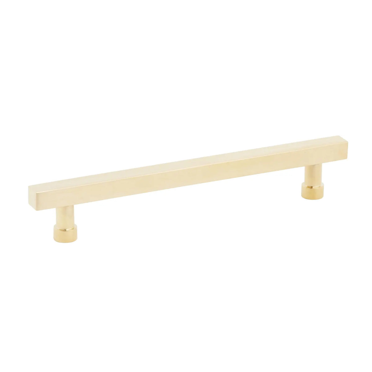 Unlacquered Brass "Noble" Cabinet Knobs and Pulls Cabinet Hardware - Forge Hardware Studio