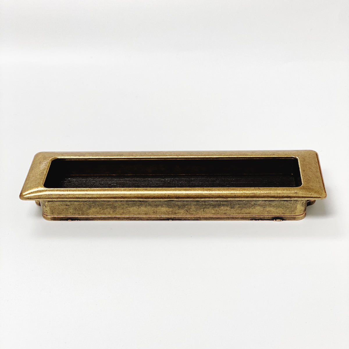 Recessed Medium Antique Drawer Pulls - Forge Hardware Studio