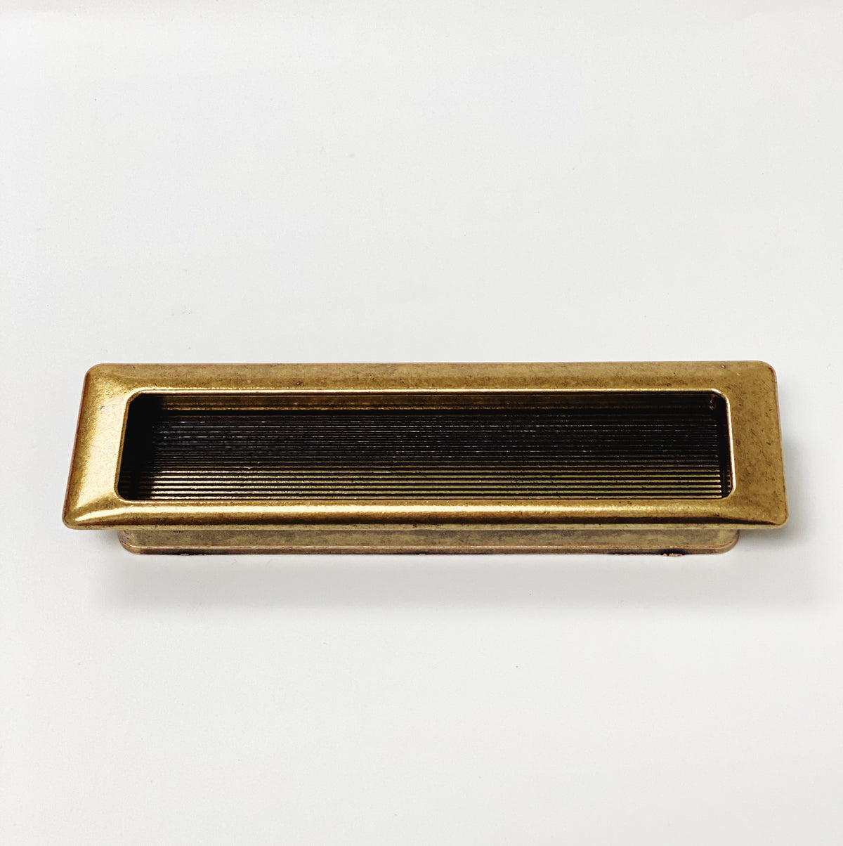 Recessed Medium Antique Drawer Pulls - Forge Hardware Studio
