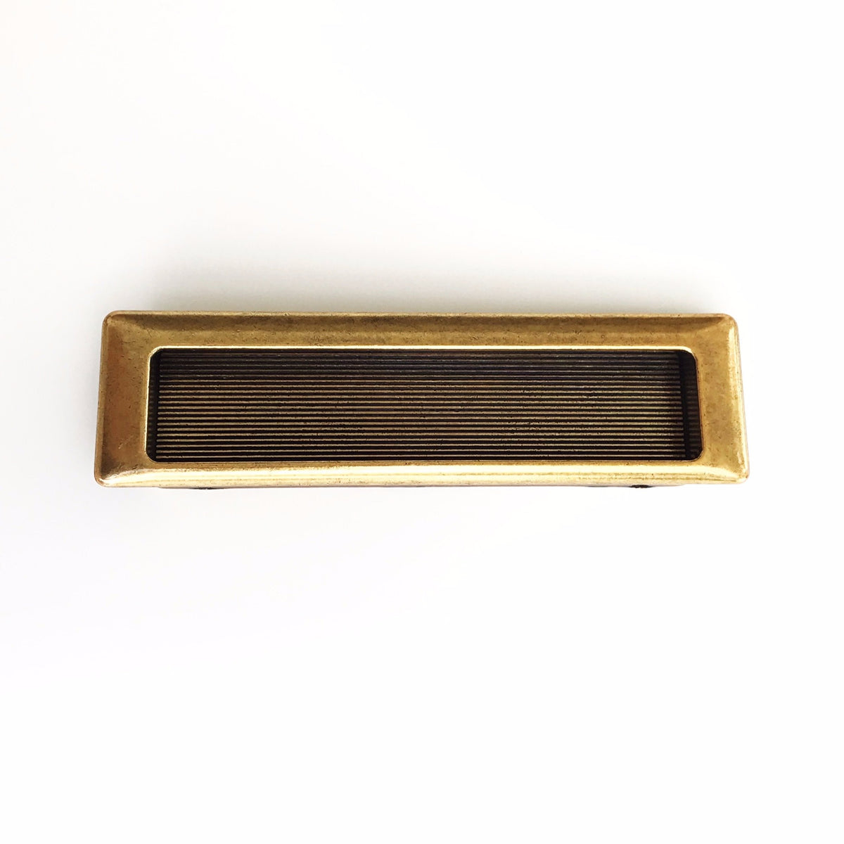 Recessed Medium Antique Drawer Pulls - Forge Hardware Studio