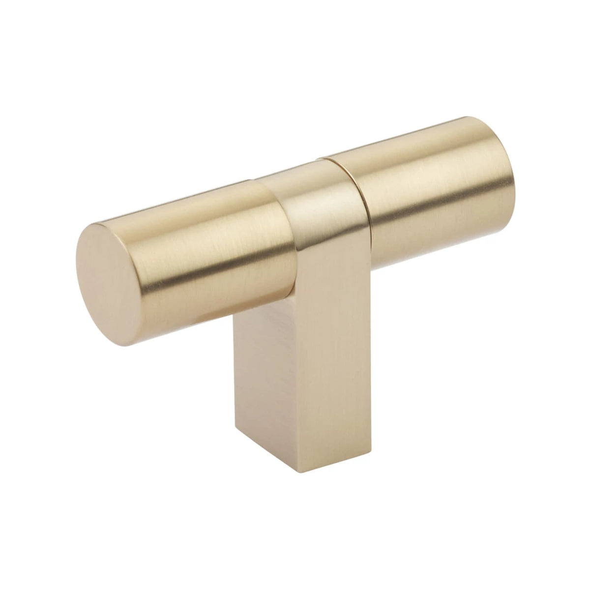 Smooth T-Bar Champagne Bronze Cabinet Knobs and Drawer Pulls - Forge Hardware Studio