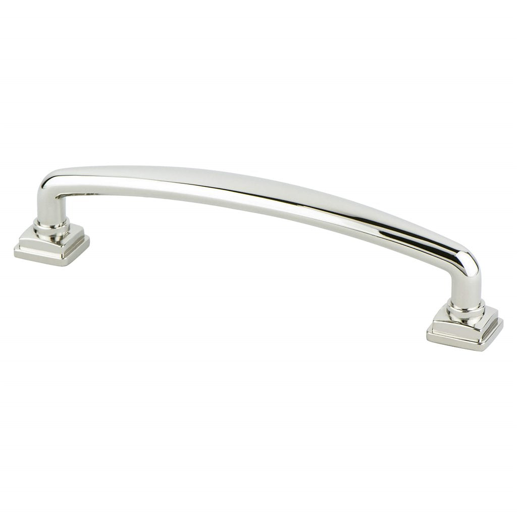 Kelly No.2 Cabinet Drawer Pulls in Polished Nickel - Brass Cabinet Hardware