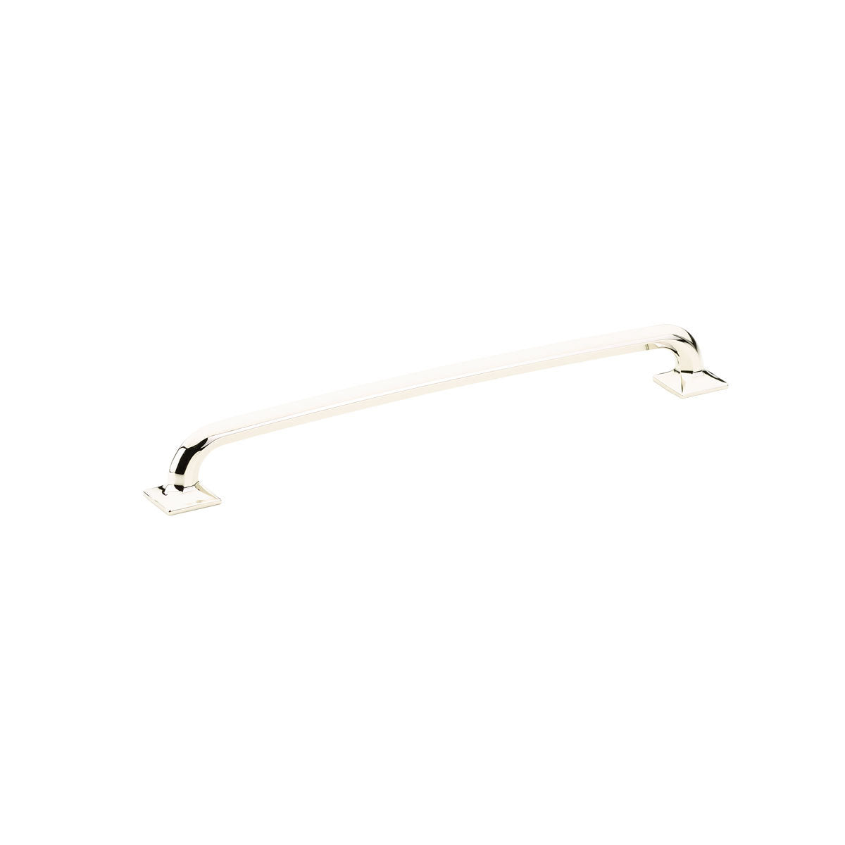 Milli Square Polished Nickel Drawer Pulls - Brass Cabinet Hardware